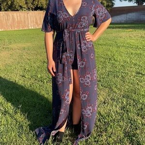 Styles 4 Less romper maxi dress